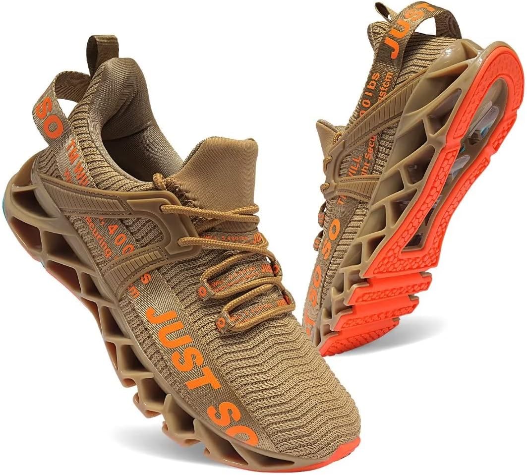 UMYOGO Mens Athletic Walking Blade Running Tennis Shoes Fashion Sneakers | Road Running Shoes