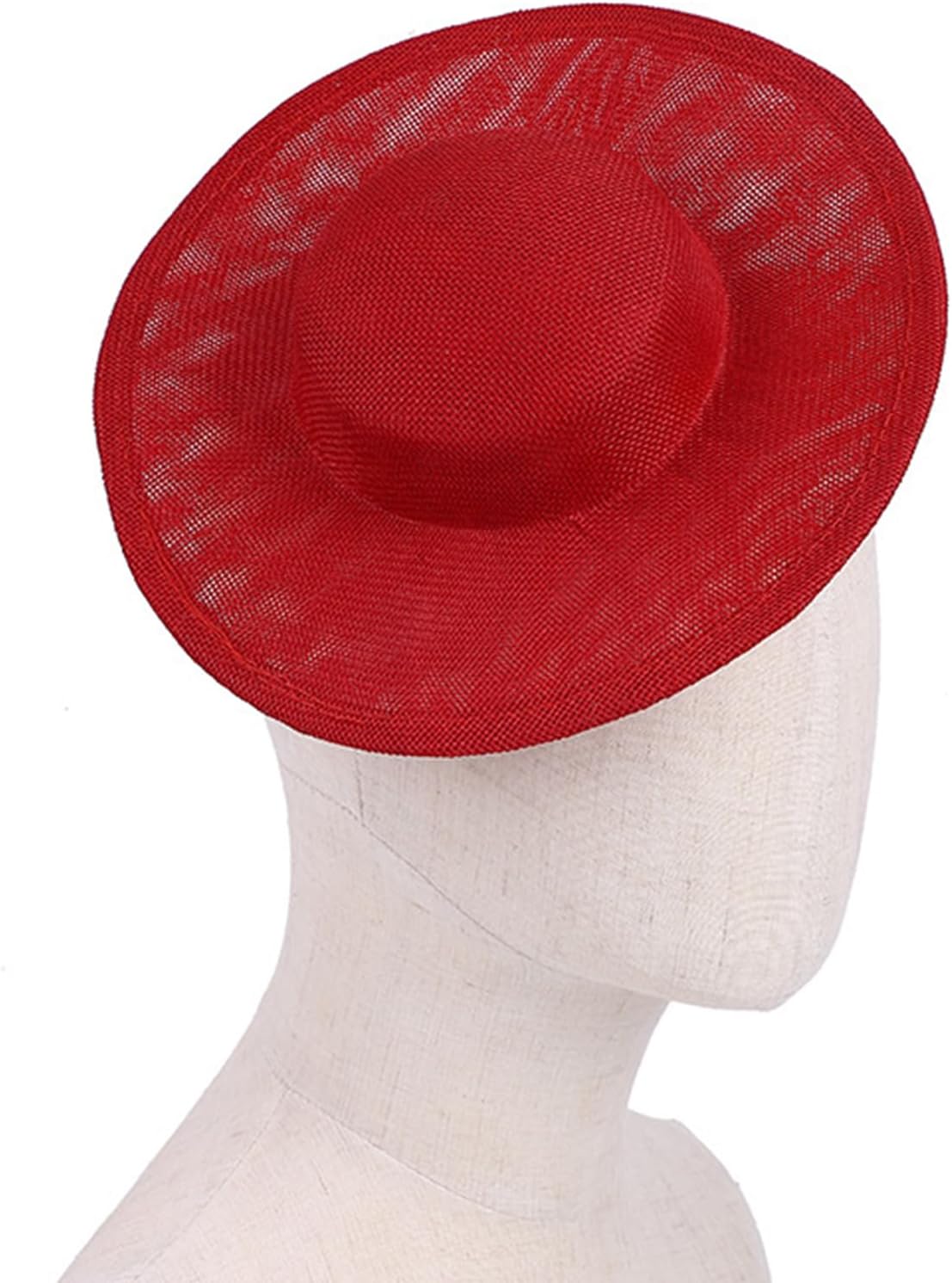 Linen Fascinators Hat Base Colrful Pillbox Hat Percher Headwear Elegant Fascinator Hat Base Pillbox Hat Purple