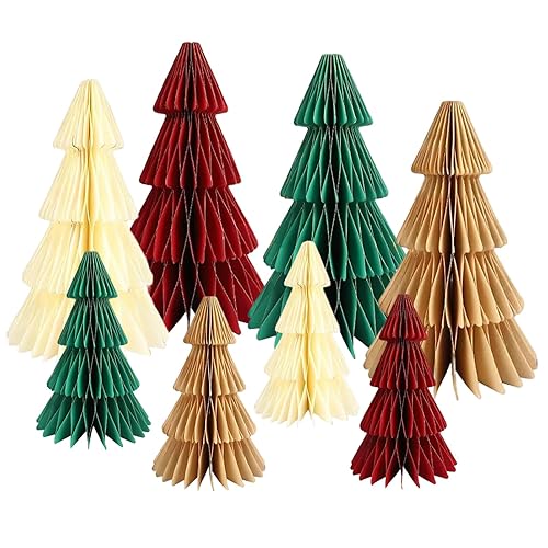 Sapin de Noël en Carton,Pièce Maîtresse de Table 4 Couleurs