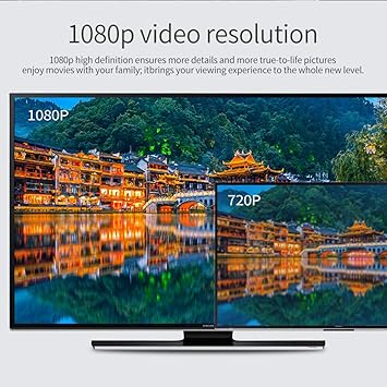MAXBELL Wireless Display Dongle 1080P/4K Cast Things to Big Screen Single-core 1080P