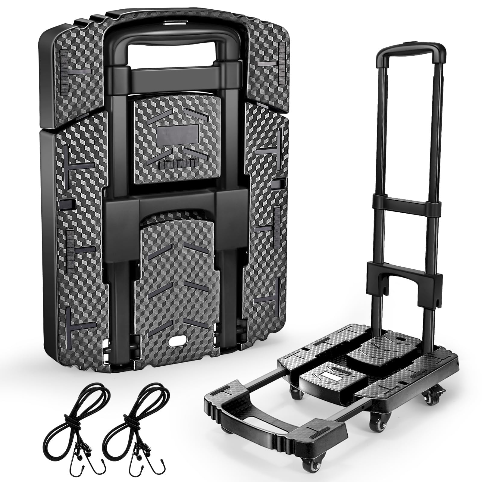 Chariot à bagages pliable 500 LB pour déplacer facilement les charges lourdes