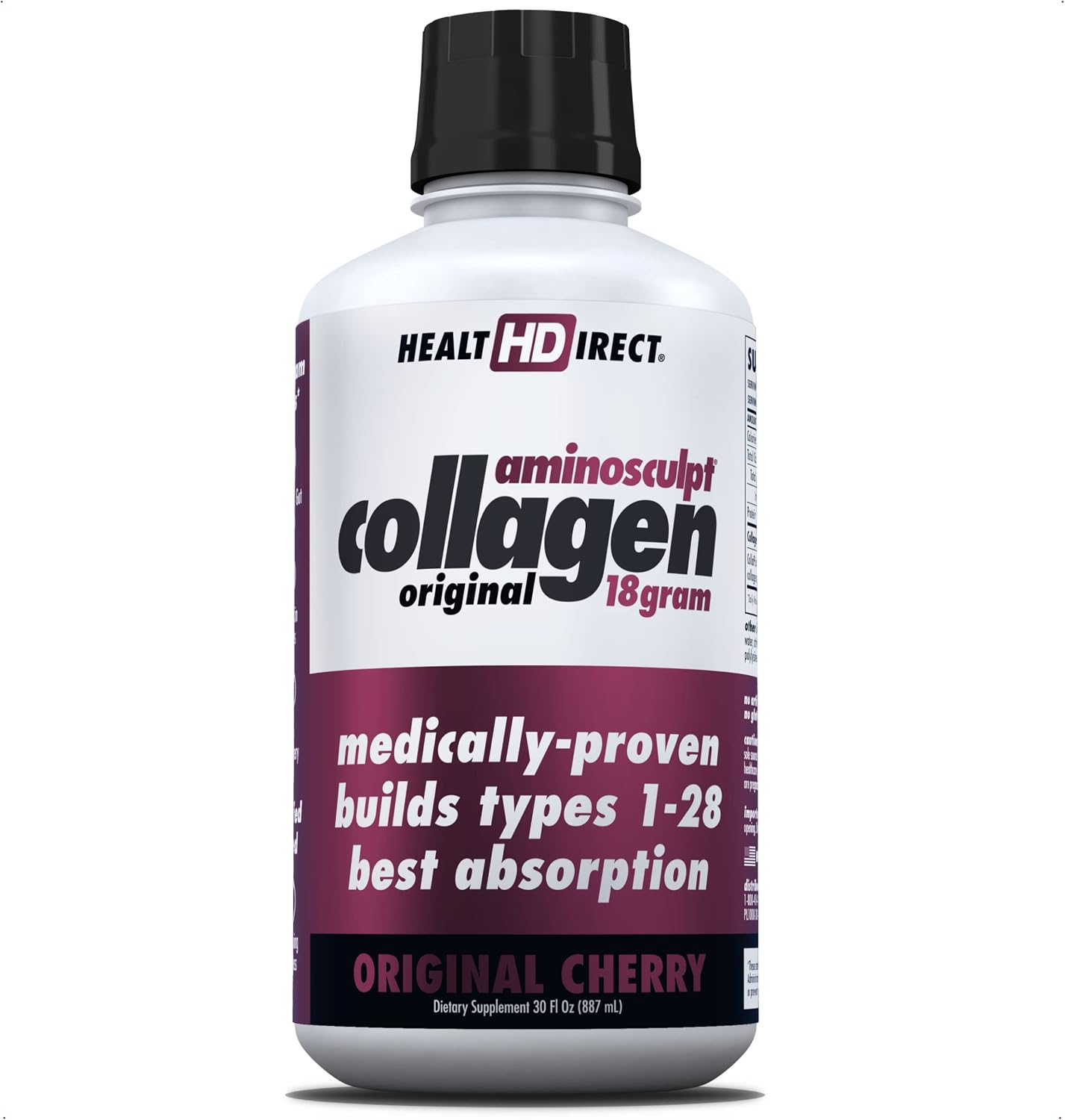 Health Direct AminoSculpt Collagen Original 18 Gram, Original Cherry