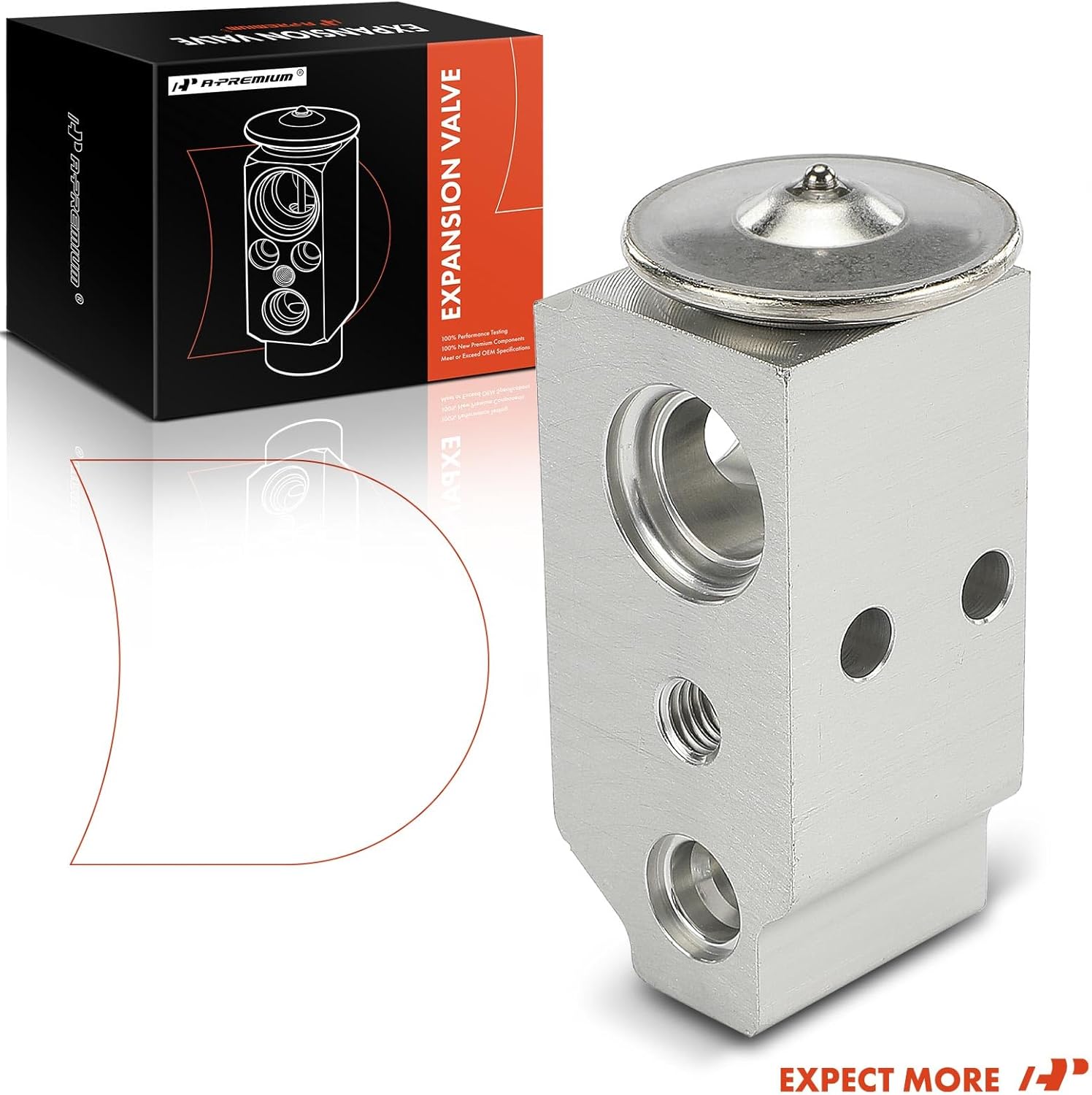 A-Premium AC Expansion Valve Compatible with Hyundai Accent 2013-2017, Veloster 2013-2015/2017 1.6L & Kia Rio 2013-2017