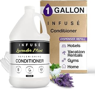 1-Shoppe All-in-Kit Conditioner | Infuse Lavender Mint Hotel | 1 Gallon | For Hospitality & Vacation Rentals to Refill Dispensers | (Single Gallon)