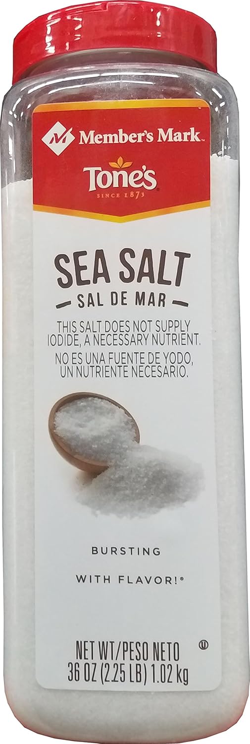 Member's Mark Sea Salt, 36 Ounces Amazon.ca Grocery & Gourmet Food