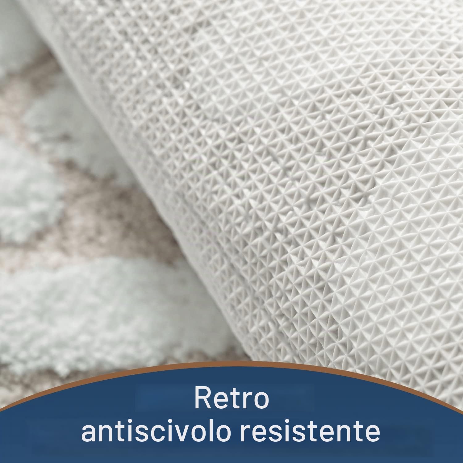 QJHOMO Tappeto da bagno beige con margherite, antiscivolo, lavabile, morbido e assorbente, fiori bianchi e gialli 60 x 120 cm
