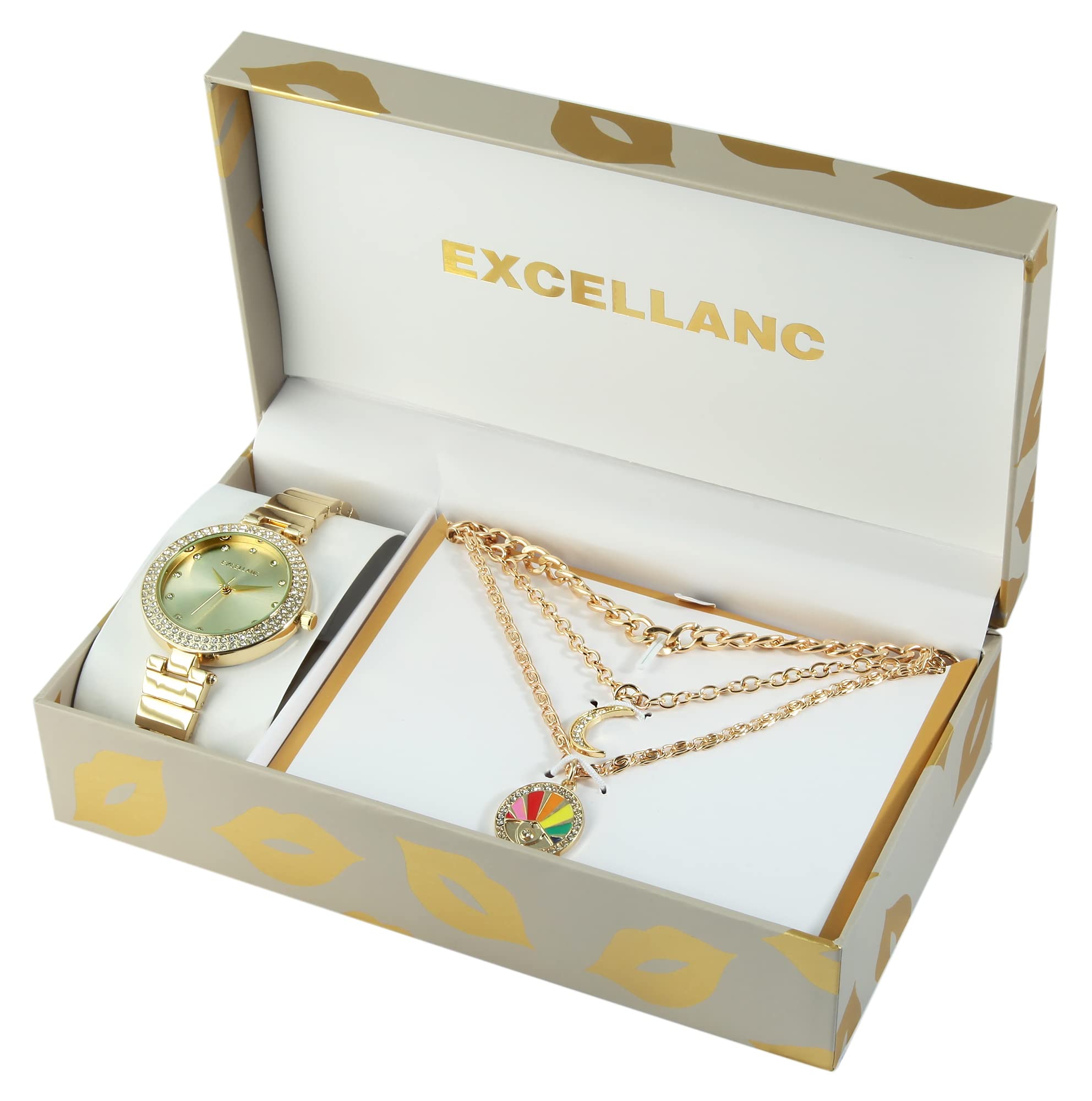 Excellanc Simili 1800245 - Set di gioielli da donna in metallo