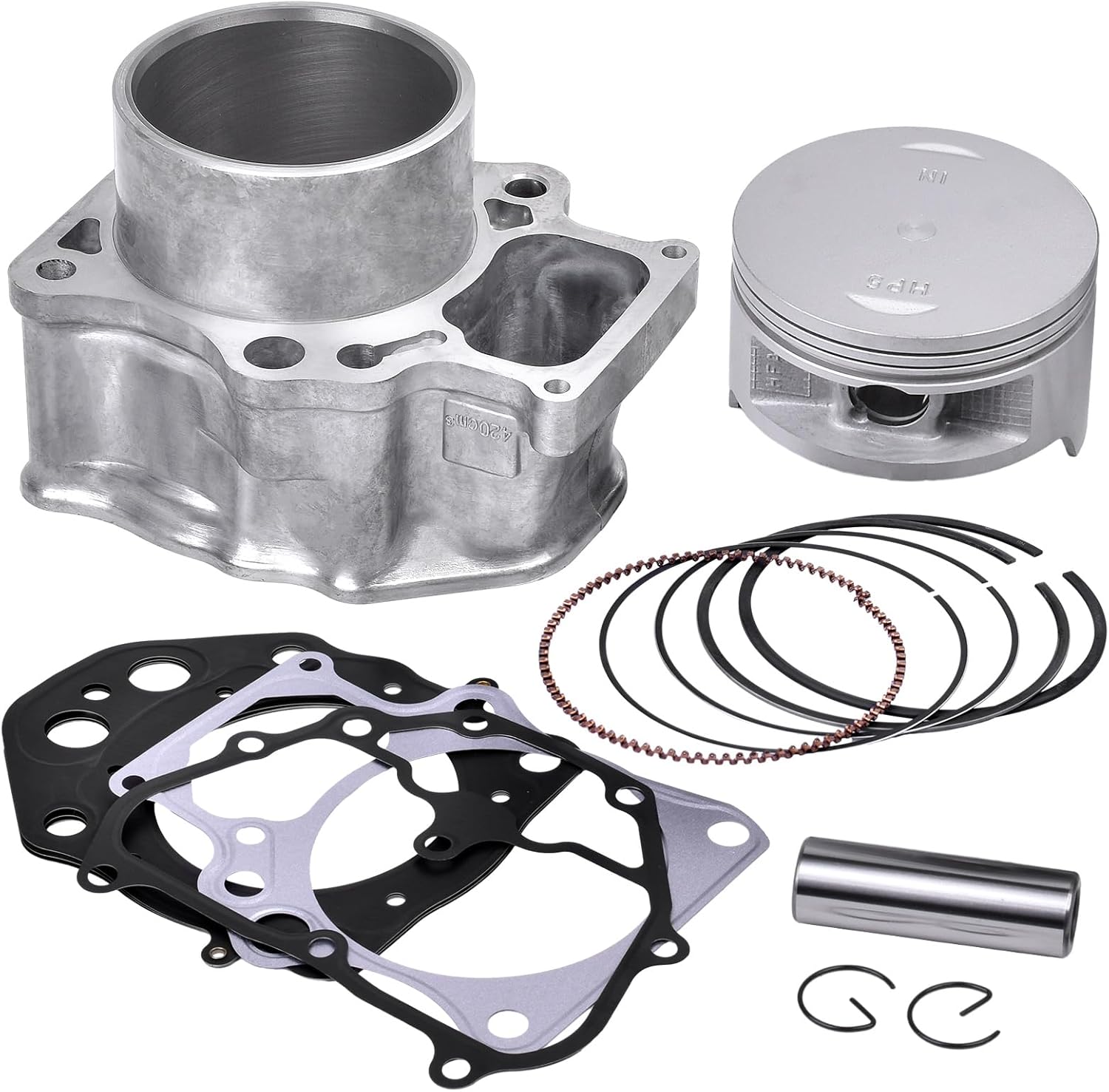 86.5mm Bore Cylinder Piston Ring Kit Engine Top End Rebuild Kit Fit for Honda for Fourtrax Rancher 420 2x4 2008 for Fourtrax Rancher 420 4x4 2007 2008 2009 2010