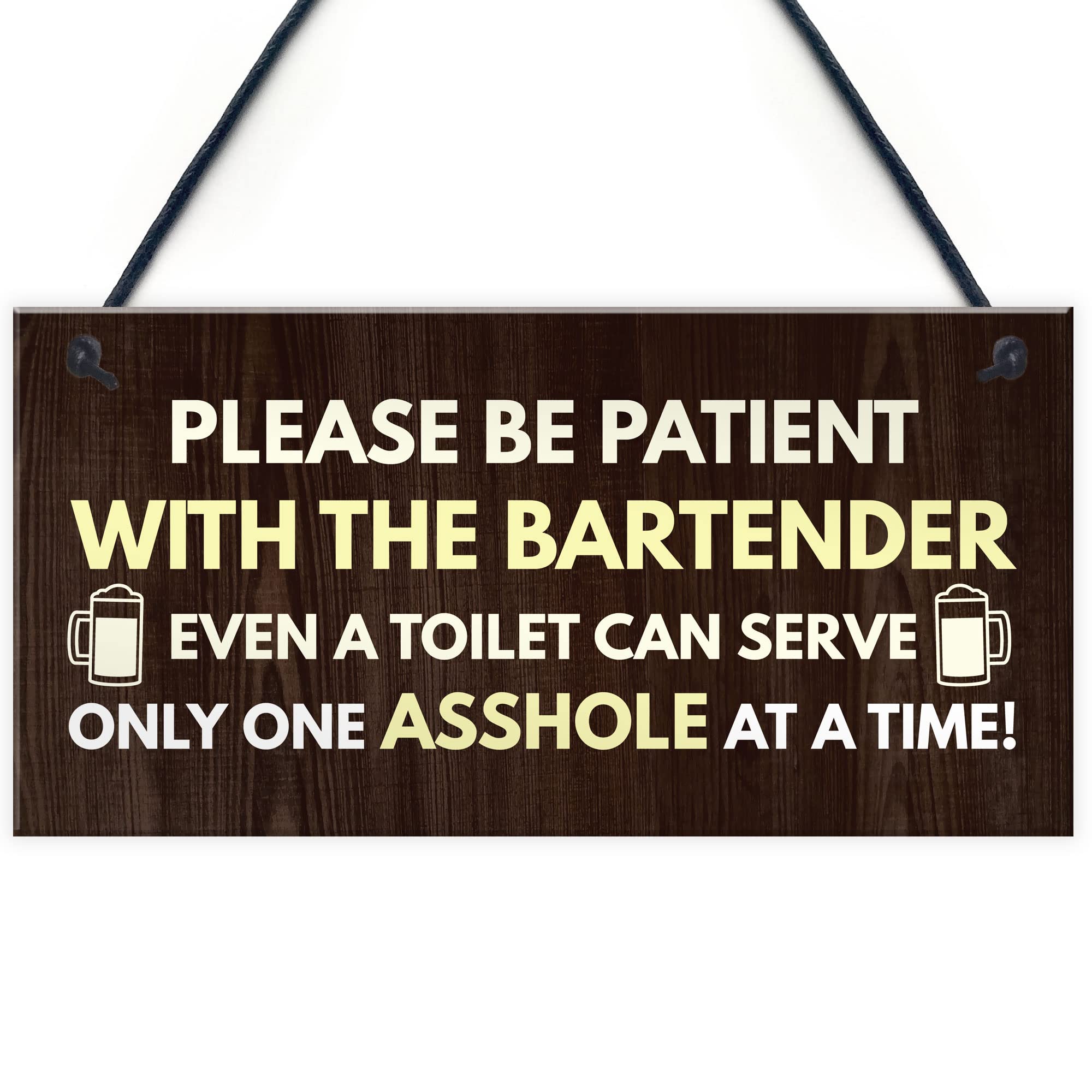 Red Ocean FUNNY Bar Sign, Home Bar Sign, Man Cave Sign, Shed Sign, Pub Sign, Alcohol Sign, Vodks Beer Gin Gift