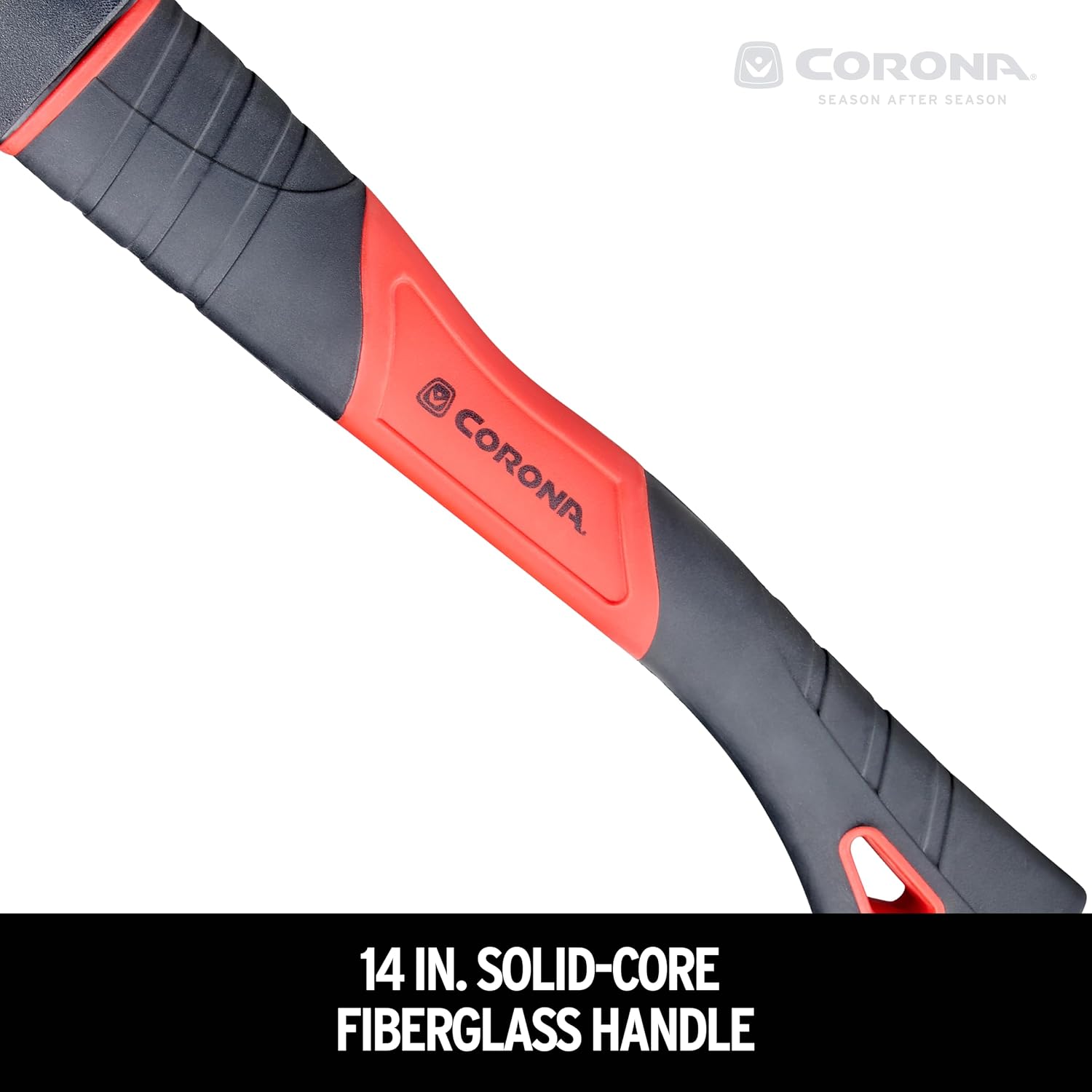 Corona Tools AX92101 Camping Axe, 1.25 Lb. Head, 14 Inch Solid-Core Fiberglass Handle
