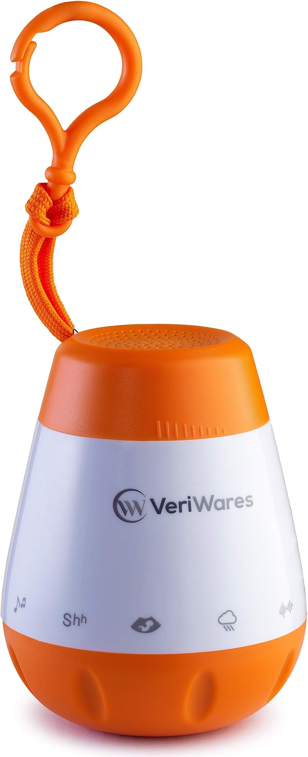 Baby White Noise Sound Machine – Portable Baby Sleep Soother with Voice Sensor & Built-In Battery – USB Charging Sleep Sound Machine – Includes 6 Soothing Sounds for Children
