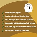 FGO Organic Chamomile Thé, 100 Compter, Eco-Conscients Sacs à thé, Sac refermable, Emballage May Vary (Pack of 1)