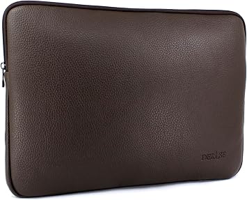 LEATHER,SE club 1993 LARGE SIZE 15.6 INCH COMPATIBLE MACBOOK CASE NOTEBOOK AND LAPTOP BAG brown