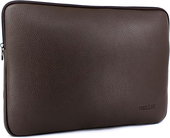 LEATHER,SE club 1993 LARGE SIZE 15.6 INCH COMPATIBLE MACBOOK CASE NOTEBOOK AND LAPTOP BAG (brown)
