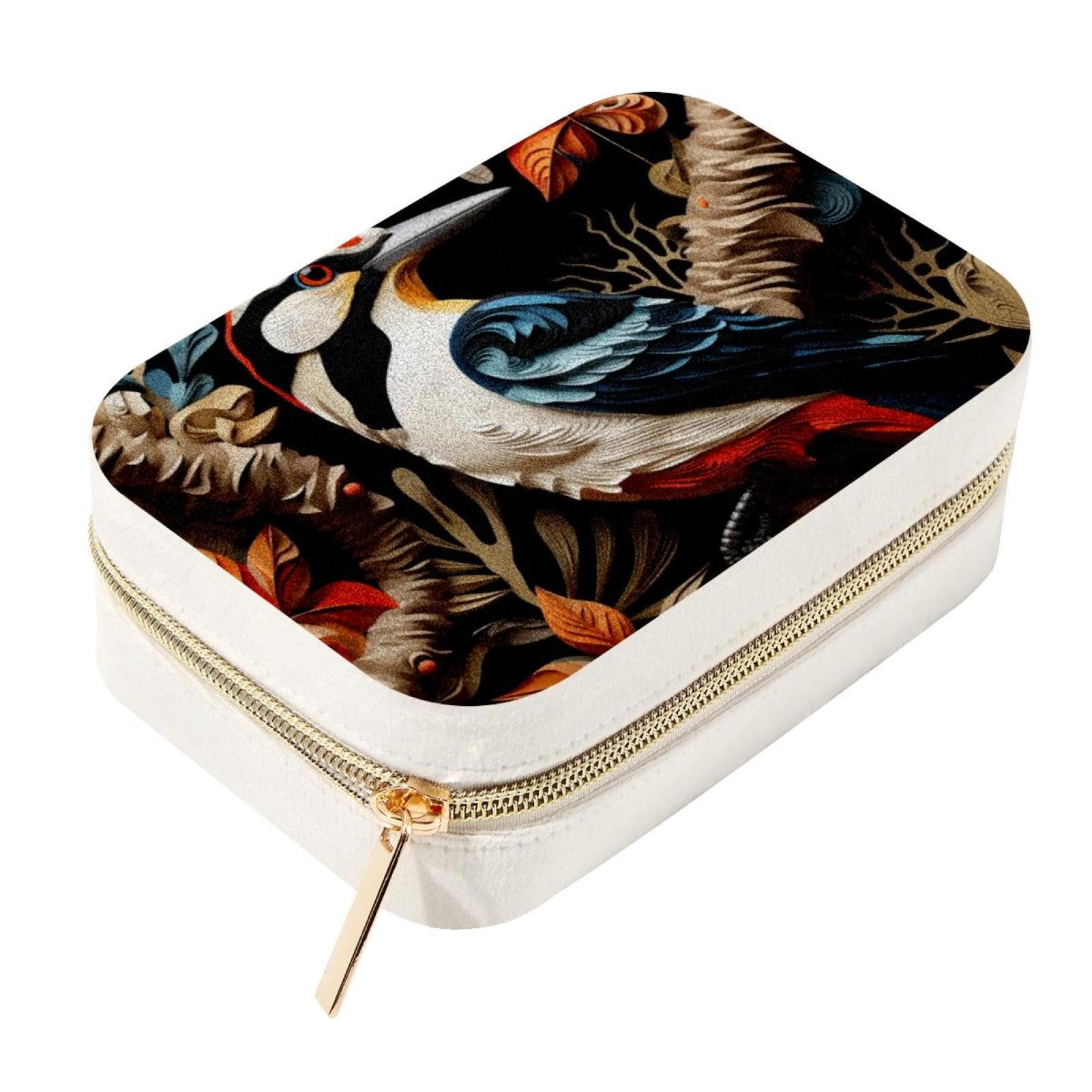 Boîte à bijoux pour femmes Woodpecker le cadeau idéal double couche filles et ados