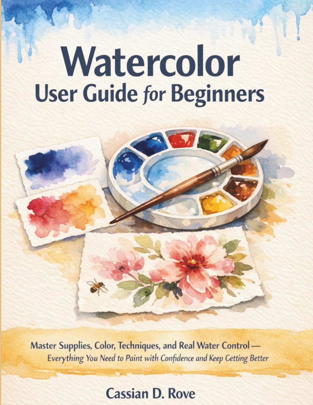 Watercolor User Guide For Beginners: Master Supplies, Color, Techniques, and Real Water Control — Everything You Need to Paint with Confidence and Keep Getting Better