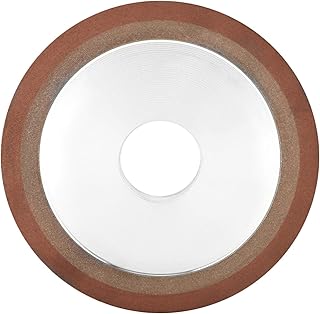 Meule Diamantée en Résine OD 125mm, ID 32mm, Meule Diamant d'Affûtage de Meule Abrasive, pour Meulage, Polissage de Acier Dur, Pierre