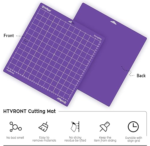 Miniatura 27 de HTVRONT Alfombrilla de corte de agarre estándar, paquete de 6 alfombrillas de corte de 12 x 12 pulgadas, compatibles con Cricut Maker 3/Maker Verde