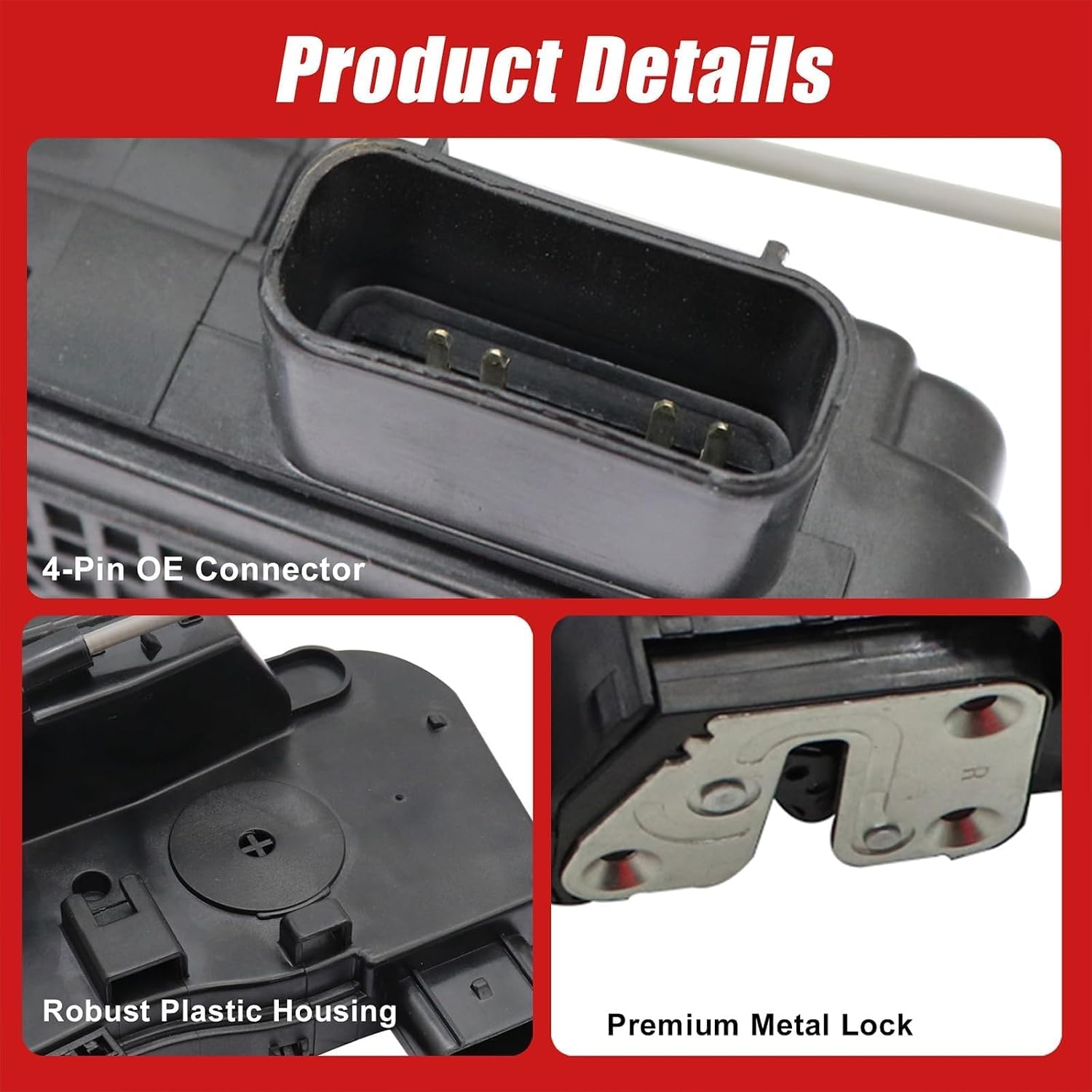 SecosAutoparts Door Lock Latch Actuator Front Right Passenger Side Compatible with Hyundai Sonata 2011-2015 2.0L 2.4L L4 Replace# 81310-3S020 813203S020