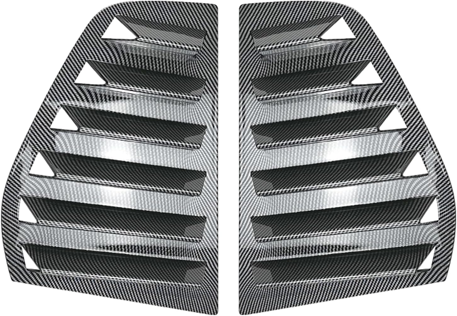 Car Rear Window Louver Shutter Trim For Volkswagen Golf 5 MK5 2003-2008 5-Door Hatchback