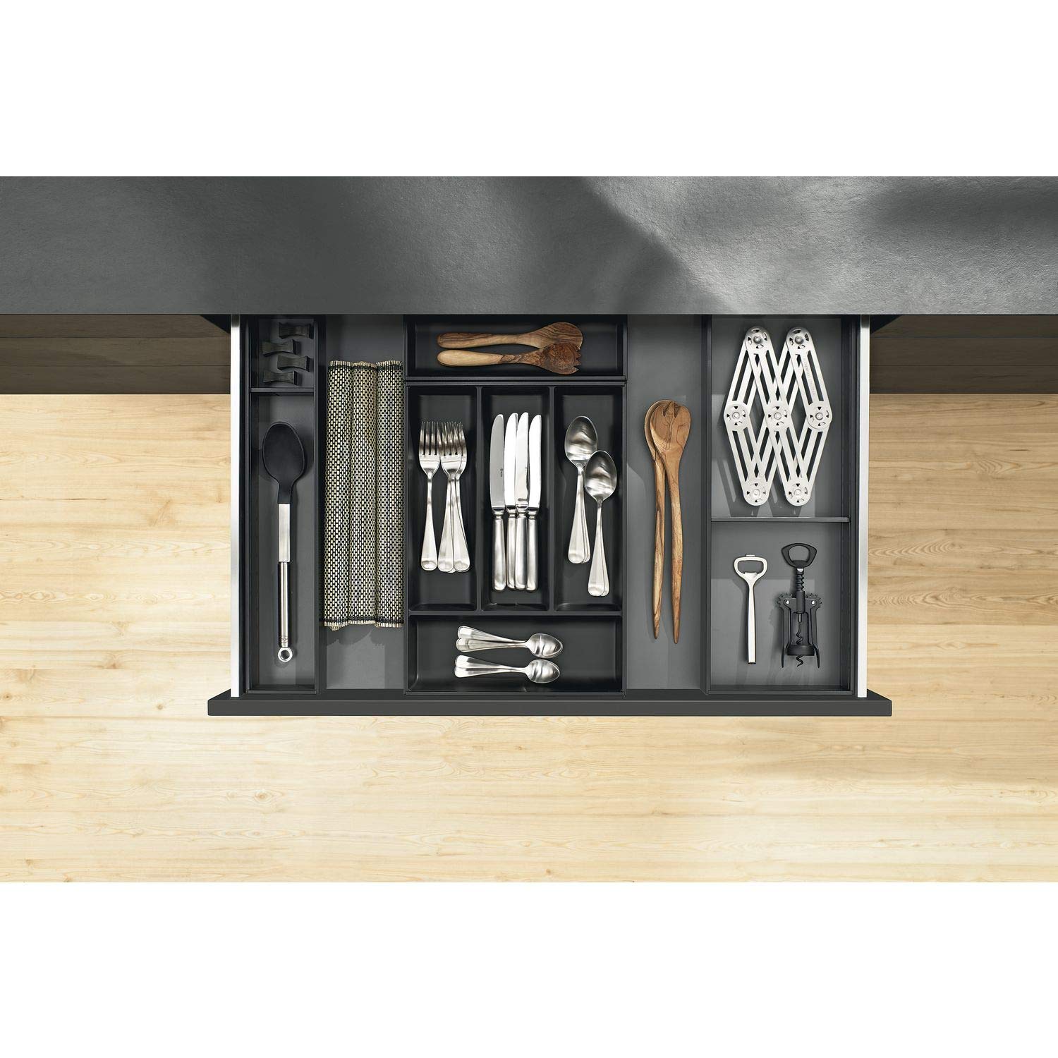 Blum BZC7S550RS2 AMBIA-LINE 22 Inch Wide Utensil Insert