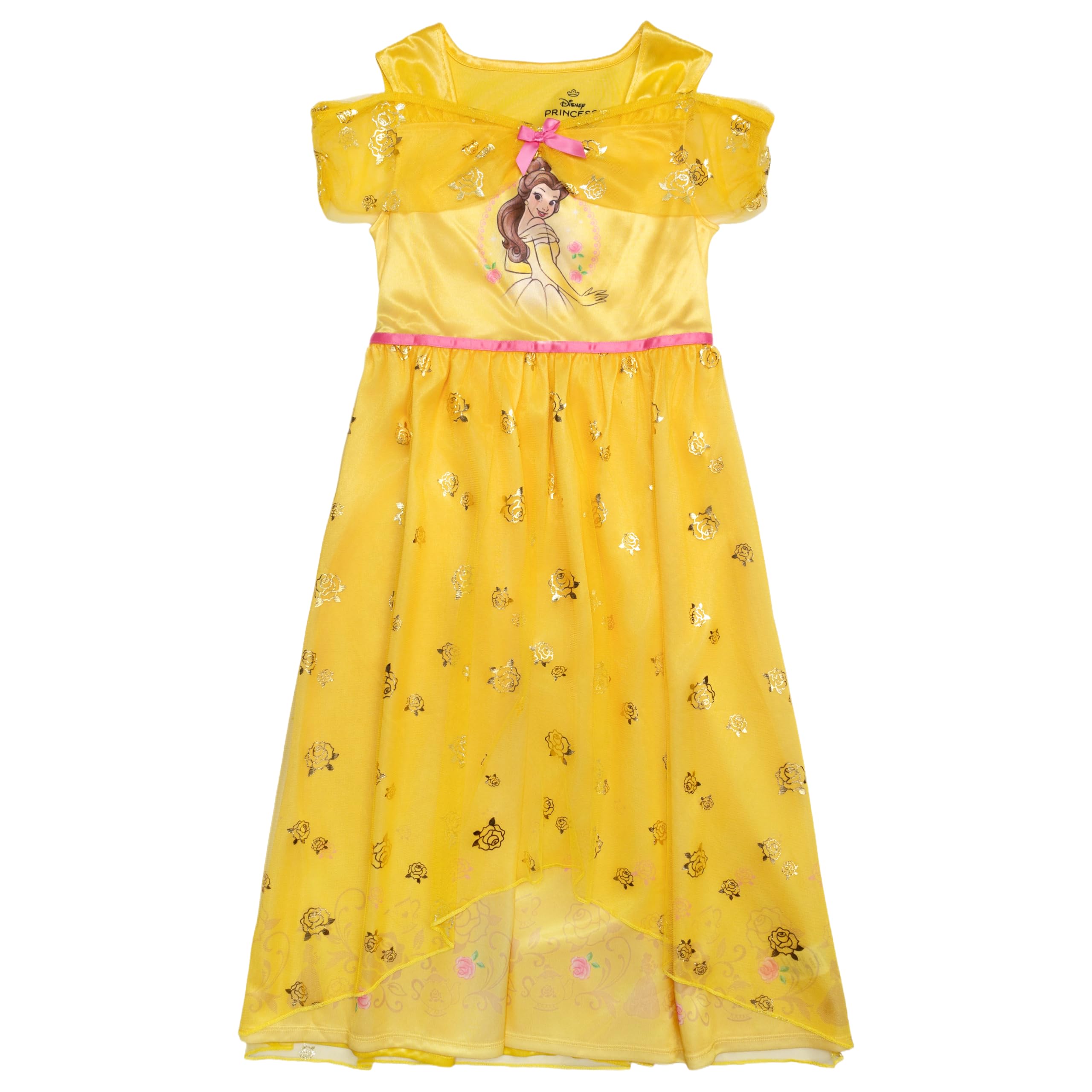 Disney Toddler/Little/Big Girls' Princess Fantasy Gown Nightgown