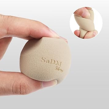 Champagne Gold Angled Corner Makeup Sponge Precision Blender