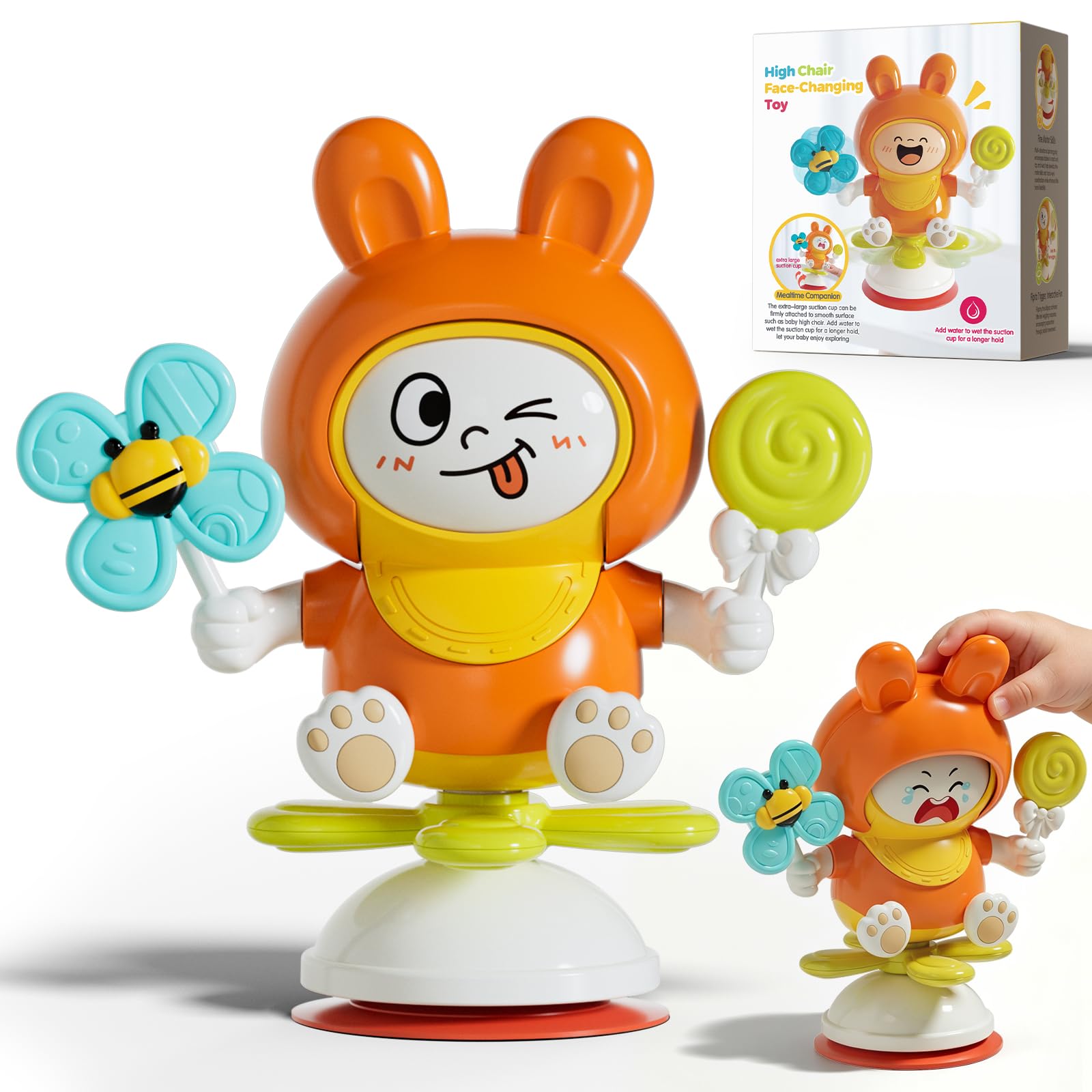 High Chair Baby Toy with 75mm Power Suction Cup - Mom's Feeding Helper