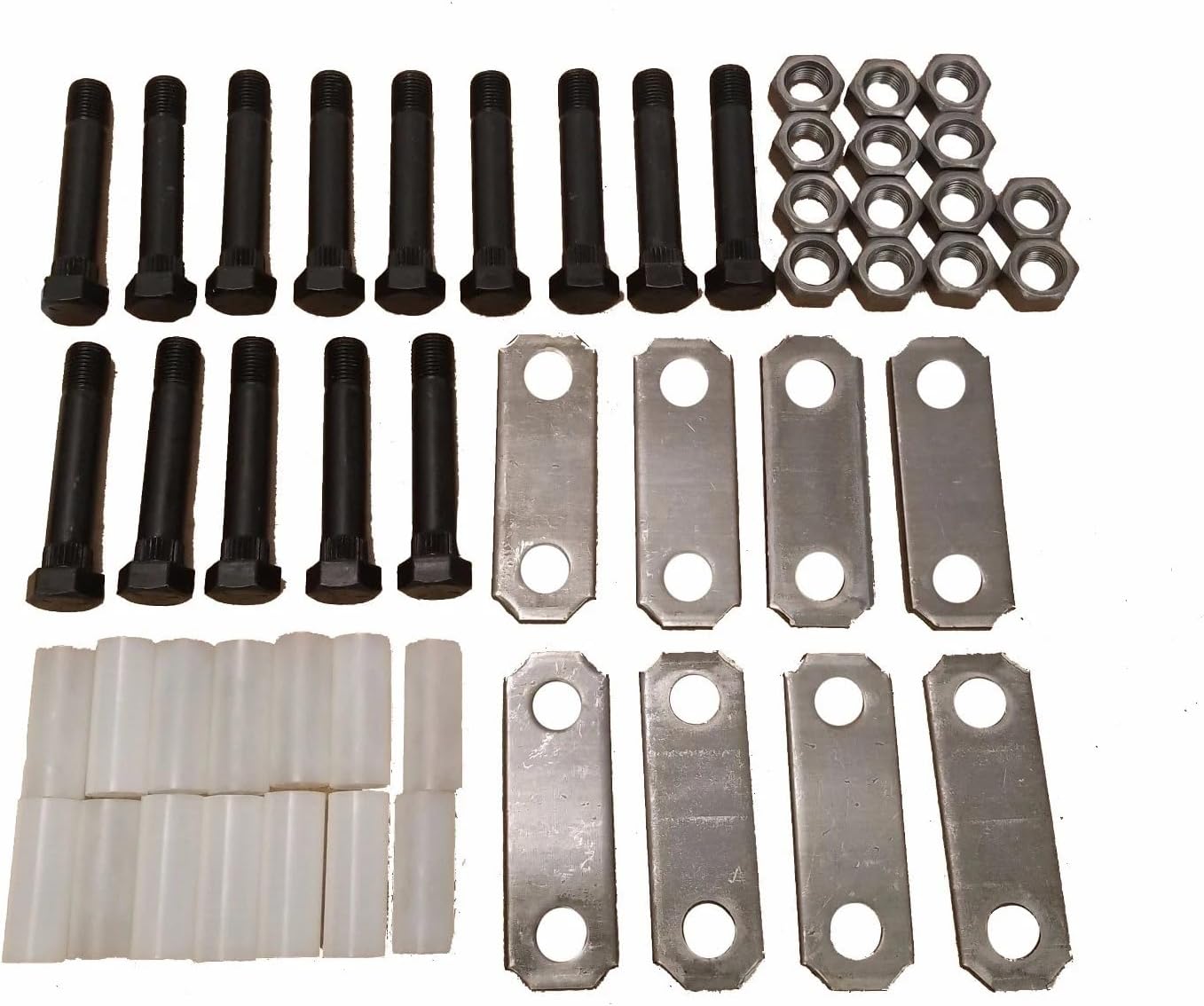 Tandem Axle Trailer Suspension Rebuild Kit, 3.5" Bolts for Wide Springs, Camper Repair,Part Number SRK-TA-35SB