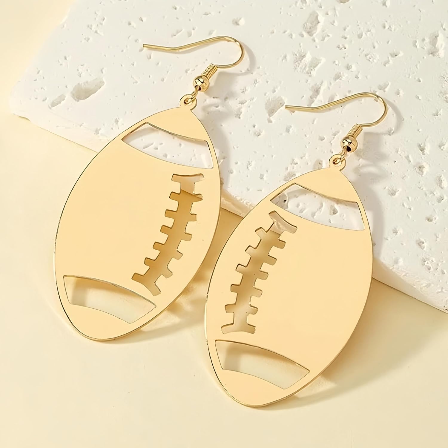 Football Earrings for Women Game Day Earrings Sport Ball Dangle Earrings for Rugby Sports Lover Football Mom - Image 5