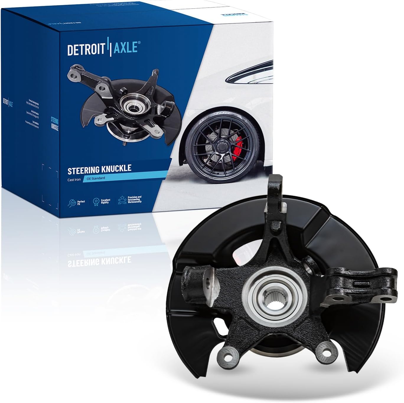 Detroit Axle Front Right Steering Knuckle for 2005 2006