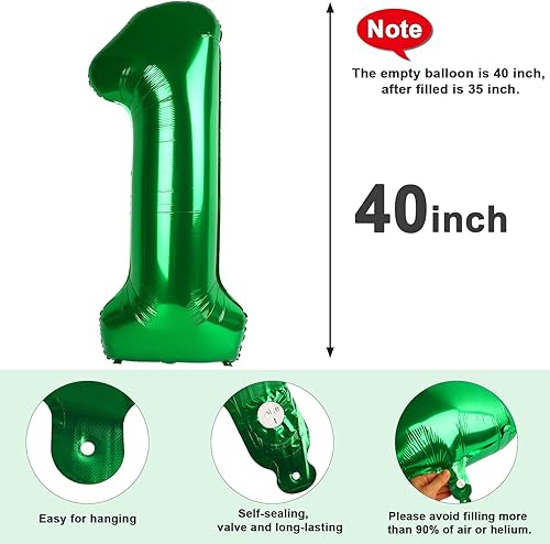 Vista 1024 de Globos de números 0 de 40 pulgadas, globos negros de números para números 10, 20, 30, 40, 50, 60, 70, 80, 90, 100, globos de números 10, 20, 30, 40