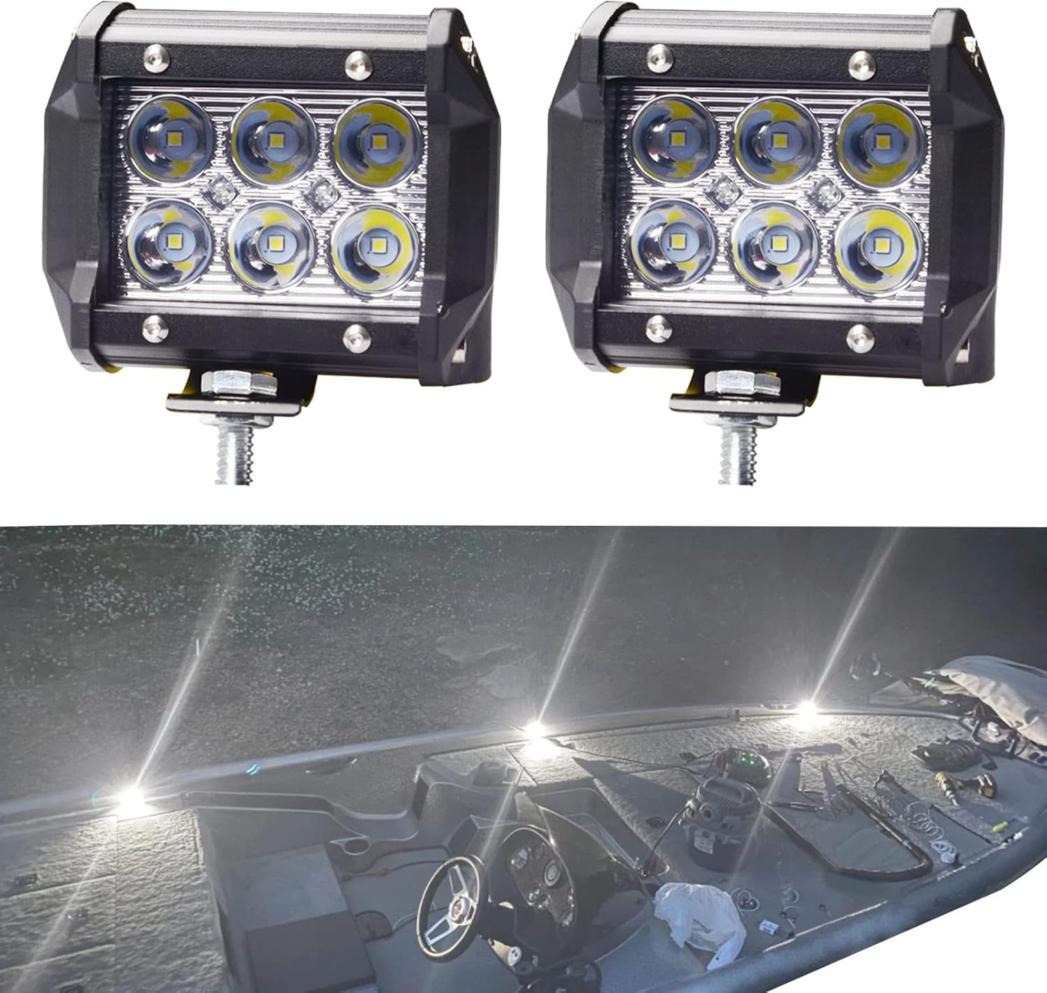 HONG 111 Marine Boat Lights, Utility Pontoon Boat Docking