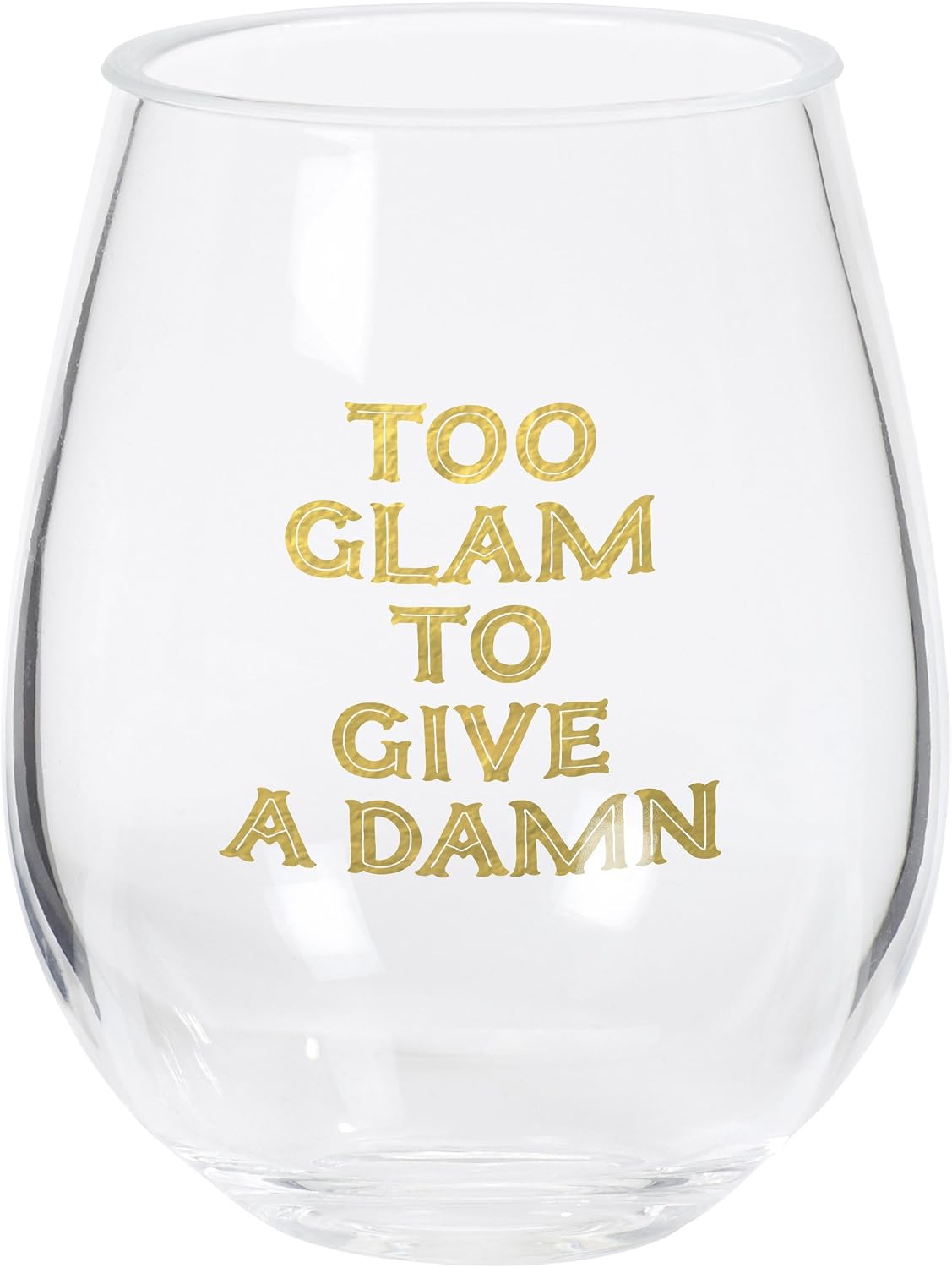 X&O Paper Goods QWGS4-20887 4 Pack Stemless Wine, Fabulous