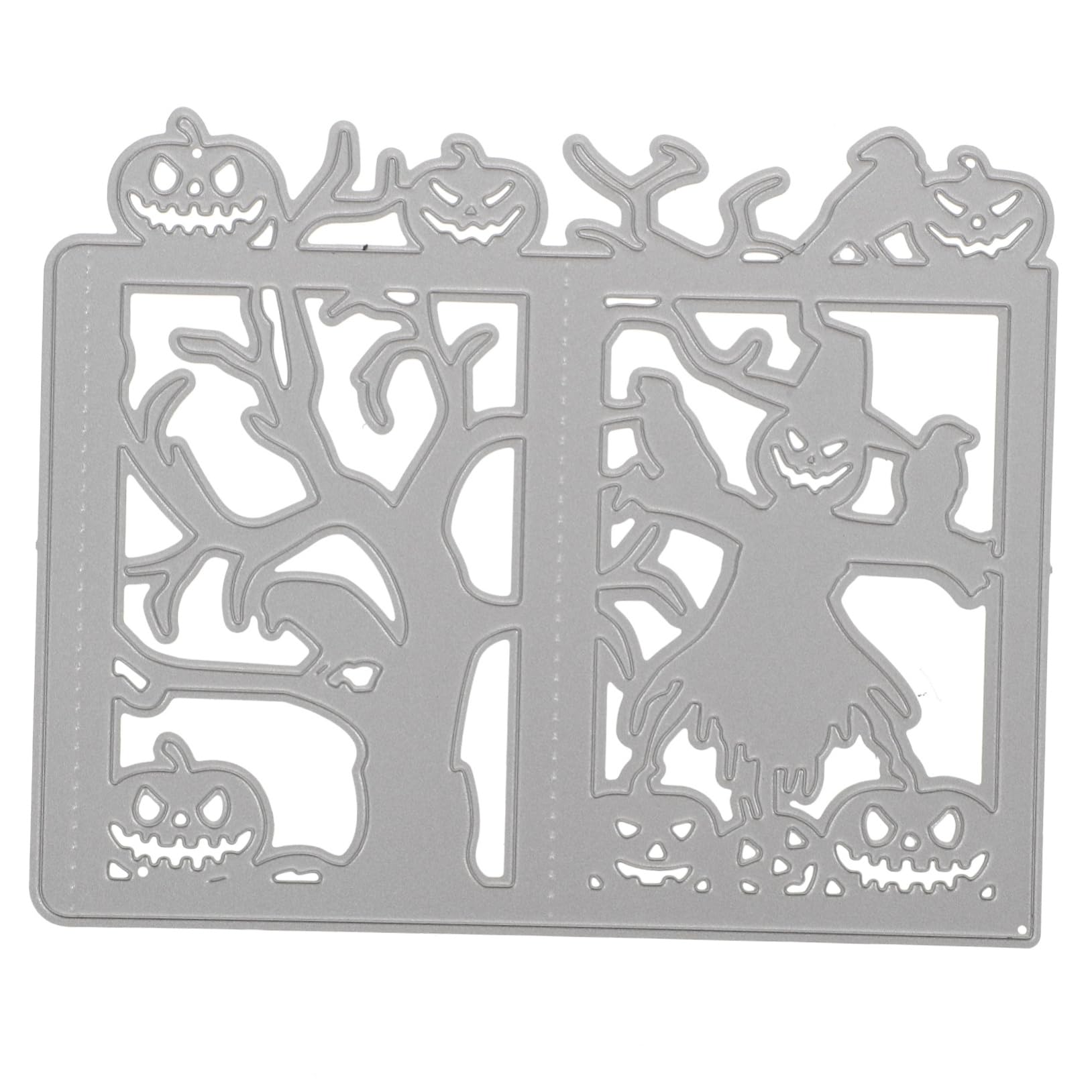 Modèle de Découpe Halloween VILLCASE en Métal pour Scrapbooking et Gaufrage DIY, 3 Pièces