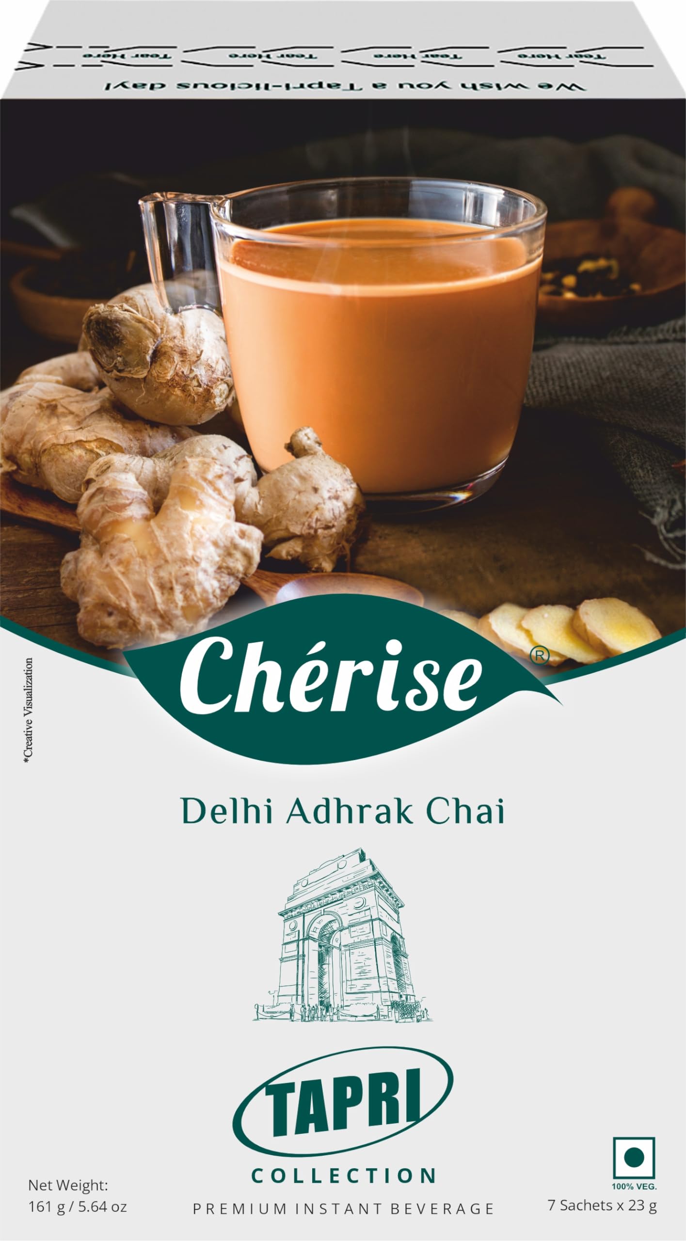 See full amazon price history chart for Cherise Tapri Premium Delhi Adhrak Chai, Instant Tea Premix (23 g x 7 Sachets) Cherise Tapri Premium Delhi Adhrak Chai, Instant Tea Premix (23 g x 7 Sachets) (B088BV6K75) Amazon Price History, Amazon Price Tracker