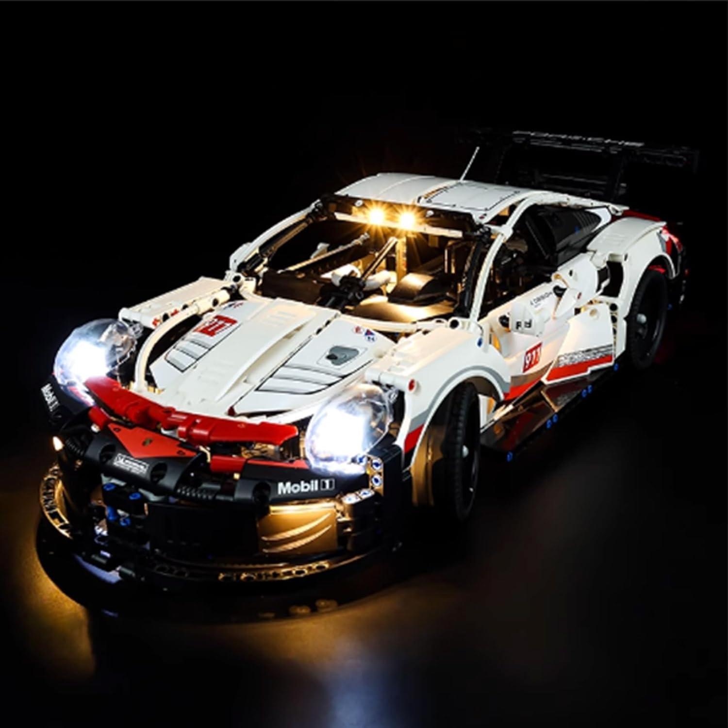 LED Lighting Kit Compatible with Lego 42096 Racing Car Series LED Light Set (Model Kit Not Included - Lighting Components Only) (Remote Control Style)