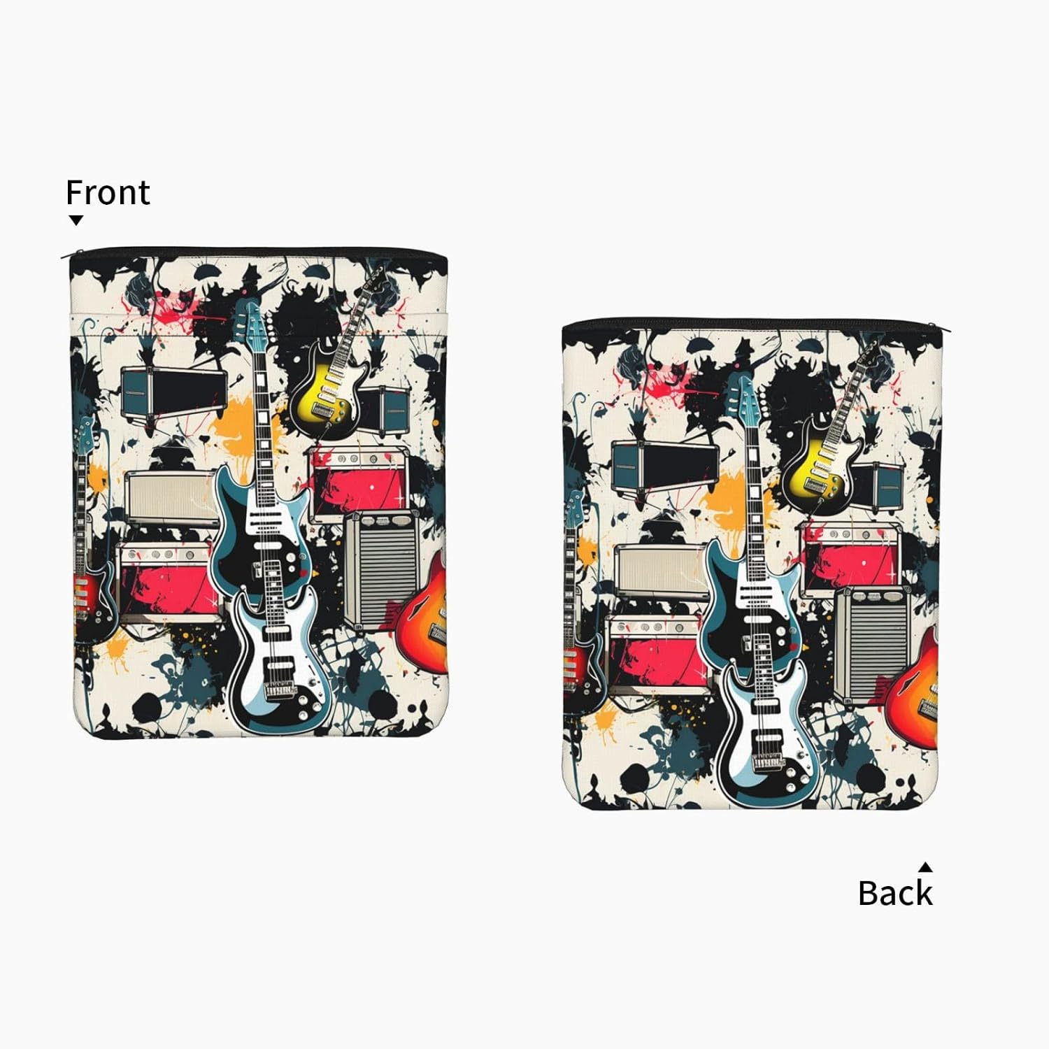 Waterproof Book Sleeve with Zipper & Front Pocket Book Cover Protector image 2