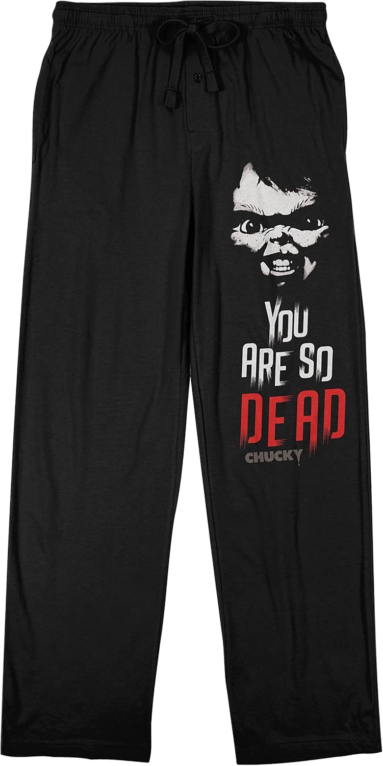 Bioworld Chucky So Dead Men's Black Sleep Pajama Pants