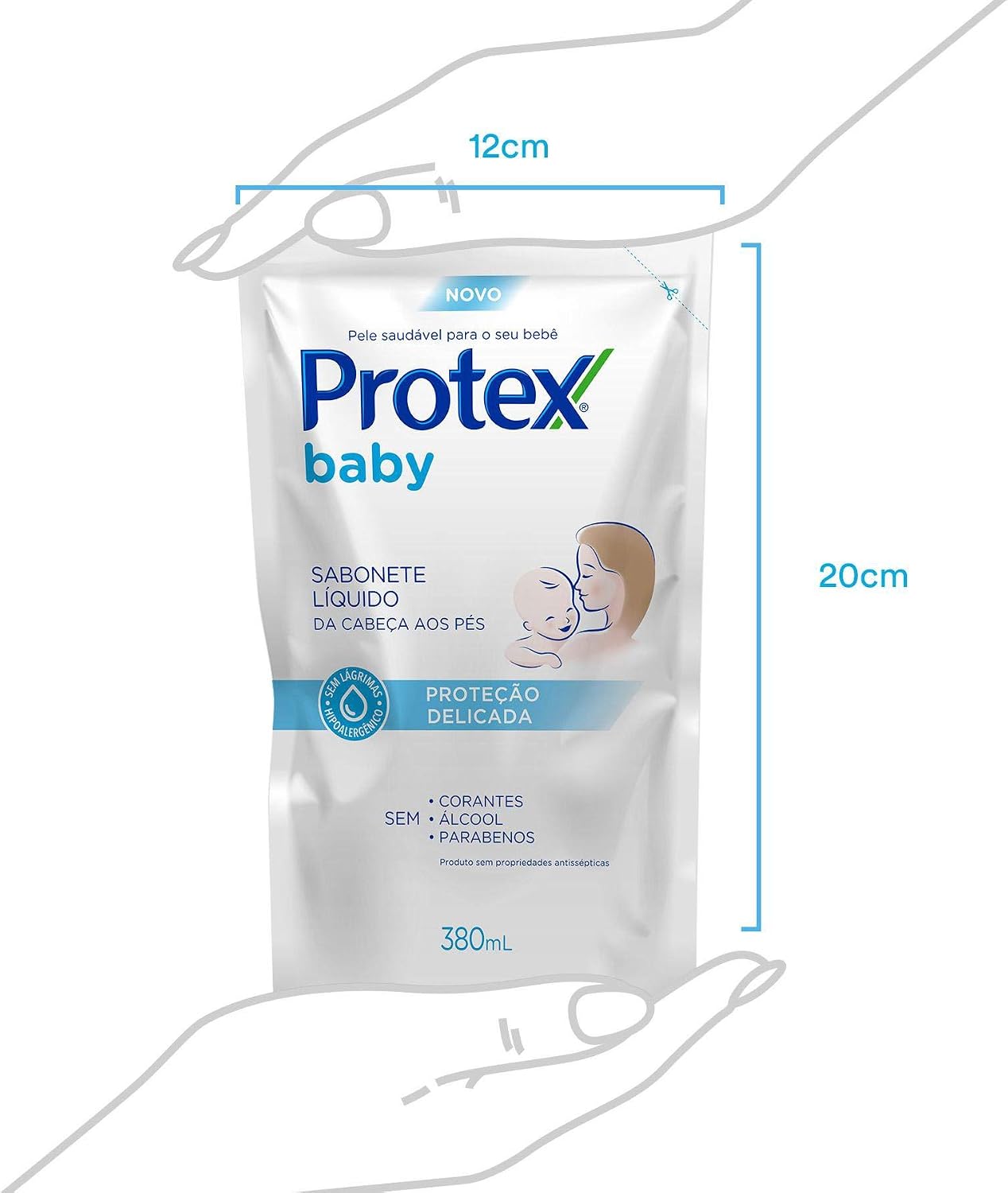 Sabonete Líquido Bebê Protex Baby Delicate Care 380ml