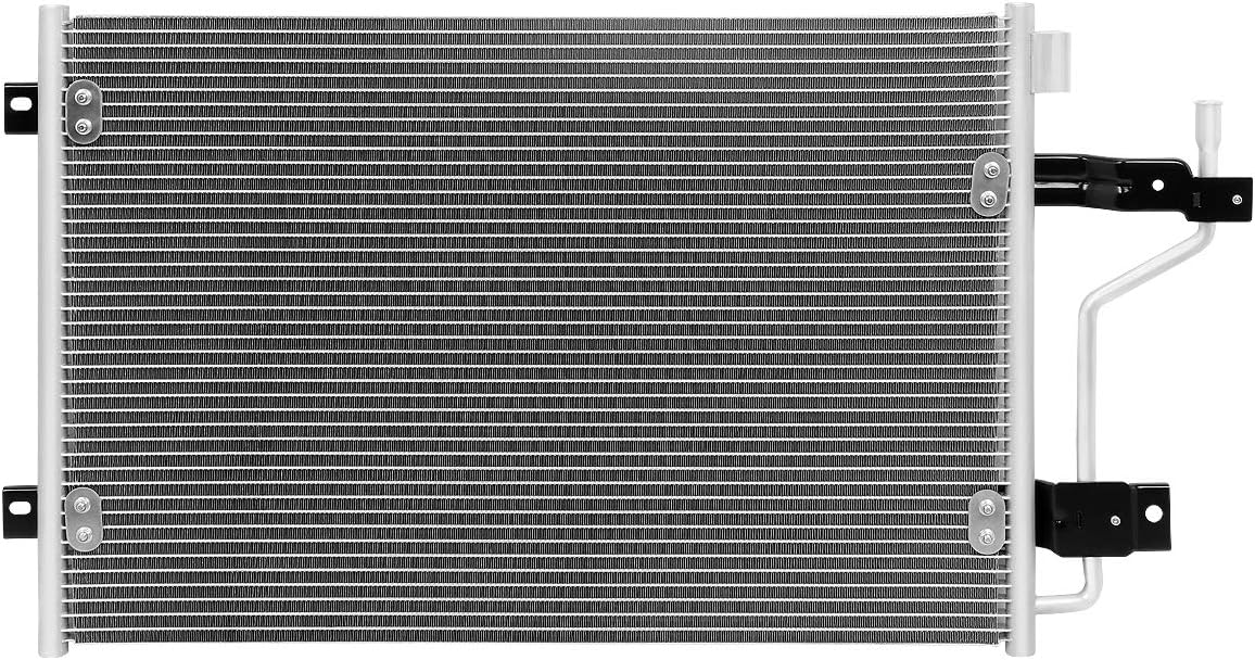Auto Dynasty 4983 Aluminum A/C Condenser Compatible with Dodge Ram 2500 3500 5.9L Diesel 98-02, Metallic