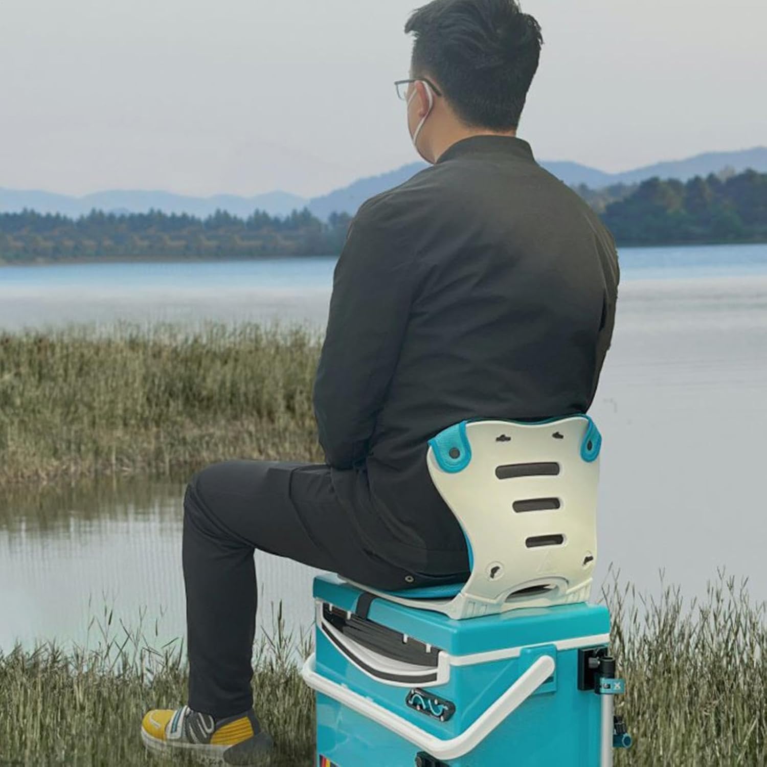 Fishing Stool pad - Boat Fishing Cushion, Kayak seat pad | Foldable Fishing Bench Cushion, Comfortable Portable seat Cushion, Lightweight Fishing Cushion for Outdoor Fishing