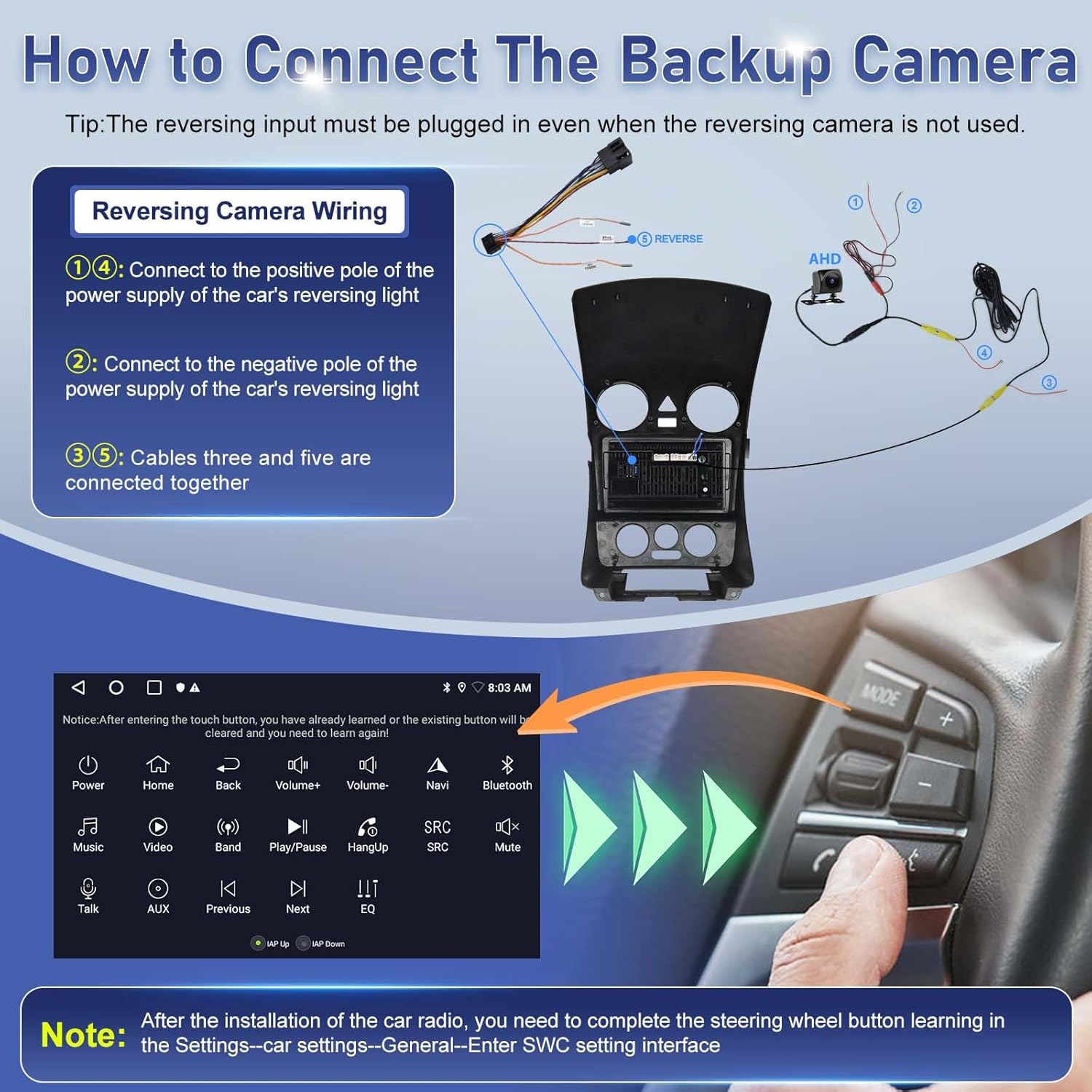 Android Car Radio for Volkswagen VW Beetle 2004-2010 with Carplay & Android Auto, 2G+64G Volxcereo 9 inch Touch Screen with Bluetooth, FM, RDS/WiFi/GPS Navigation/SWC+AHD Backup Camera