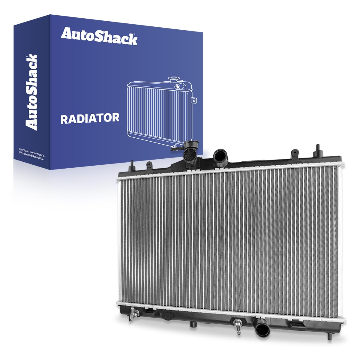 AutoShack Radiator 23.63" (600.2 mm) Core Replacement for 2009-2014 Nissan Cube 2007-2011 Nissan Versa 1-PC