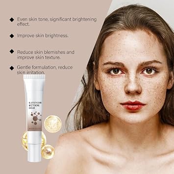 Glutathione Brightening Face Cream, Glutathione Whitening Cream, Skin Tone Correcting Serum for Freckle and Blemish Removal, Moisturizing and Lightening, Anti Aging and Anti Wrinkle (2pcs)