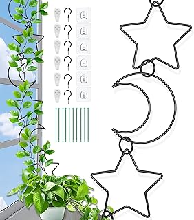 20 Pcs Chain Trellis for Climbing Plants, Plant Trellis Indoor and Outdoor, Garden Wall
