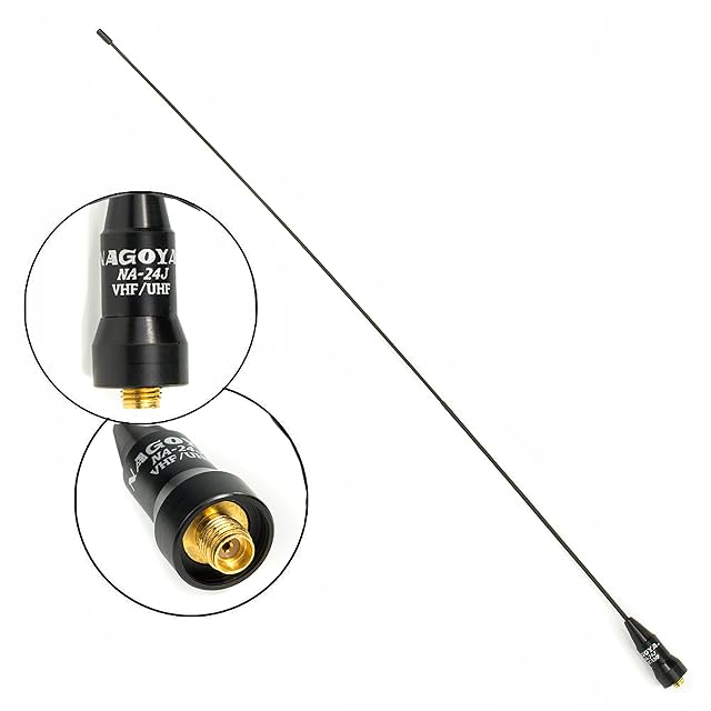 Authentic Genuine Nagoya NA-24J 16 2-Inch Ultra Whip VHF UHF 144 430Mhz Antenna SMA-Female for BTECH and BaoFeng