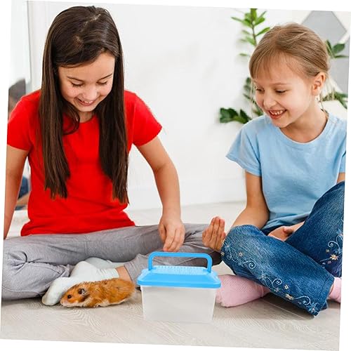 Miniatura 2 de Ipetboom 3 unids de plástico tortuga tanque de peces reptiles anfibios acrílico reptiles jaula reptil caja de cría de reptiles terrario mascota