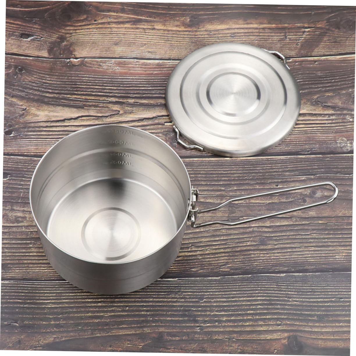 Ipetboom Portapranzo Rotondo in Acciaio Inox 304 Argento, 1 Pezzo