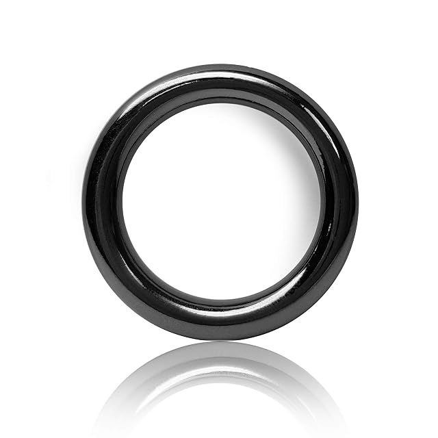 Foto 2 de 3 de Ganzoo O-Ring Redondo Metal para Correa Perro y proyectos DIY, Compatible con Paracord 550, Color Titan